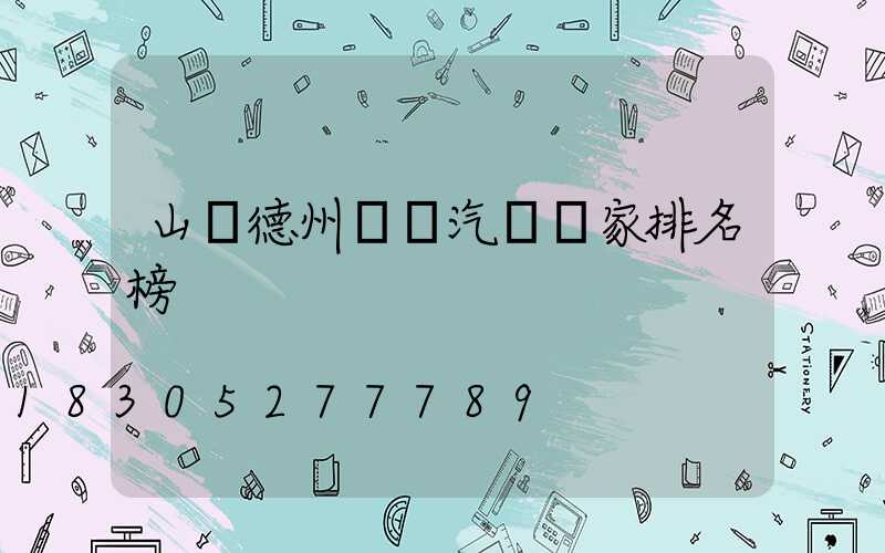 山東德州電動汽車廠家排名榜