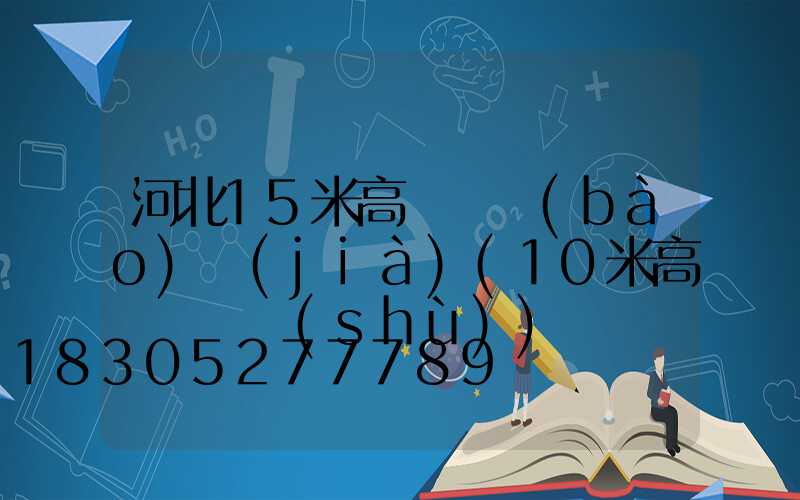 河北15米高桿燈報(bào)價(jià)(10米高桿燈參數(shù))